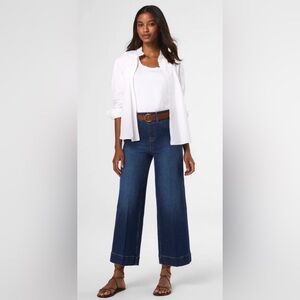 New with tags SPANX Dark Blue Flare Jeans size M